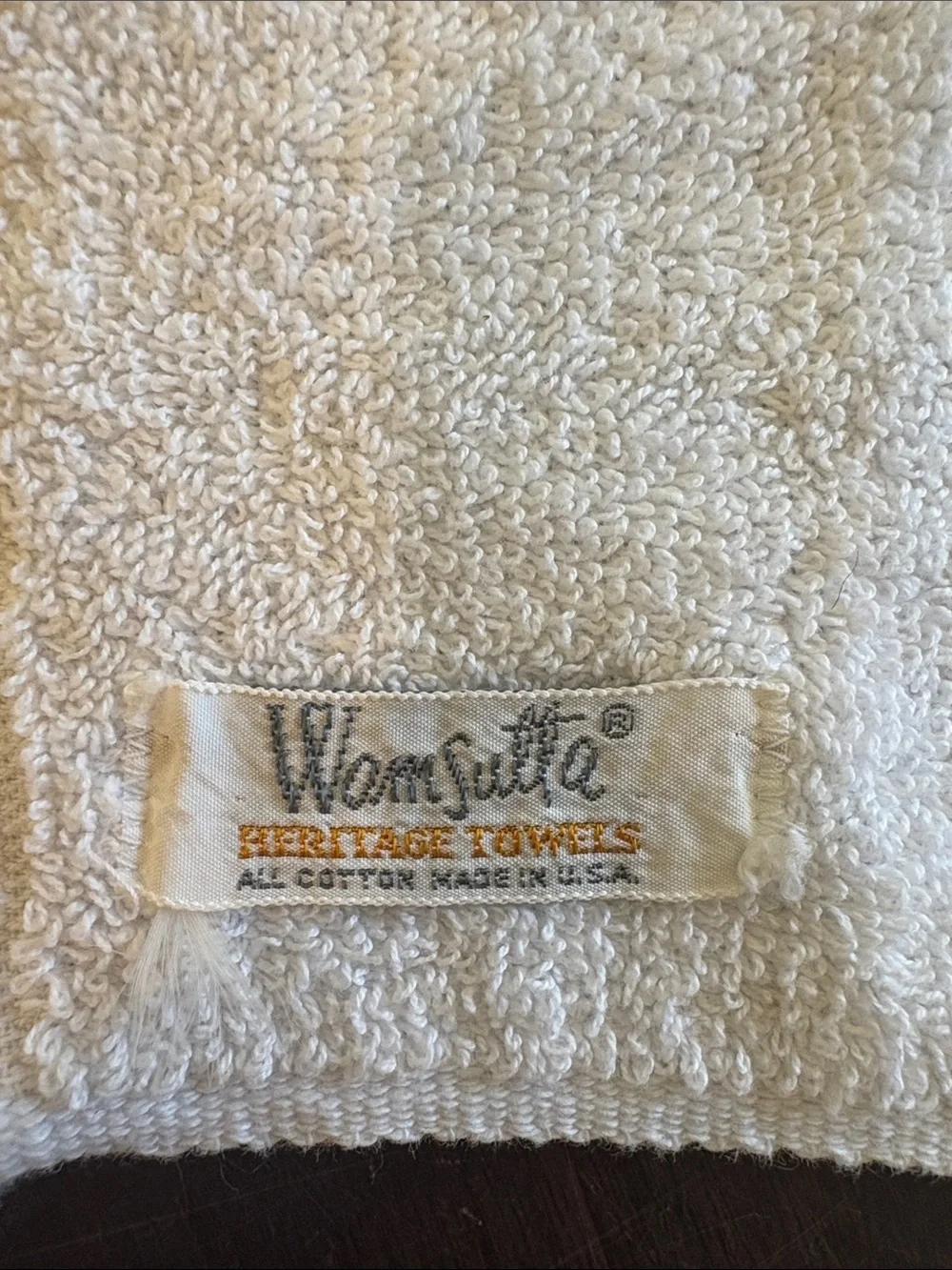 Vintage 1964 Disney Mary Poppins Wamsutta Fringed Hand Towel Terrycloth